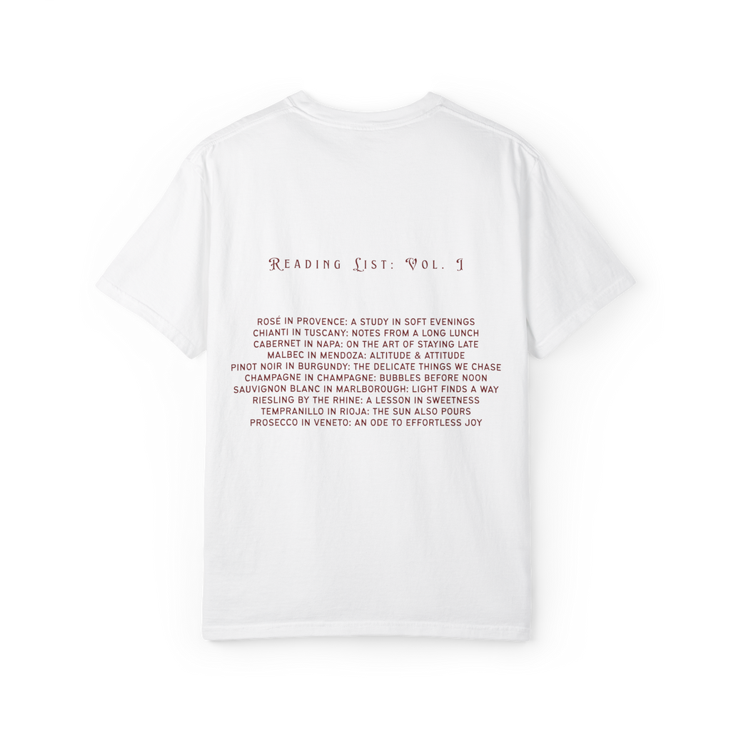 Book Club Tee White - folded front view