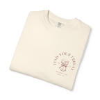 Book Club Tee Ivory - folded front view
