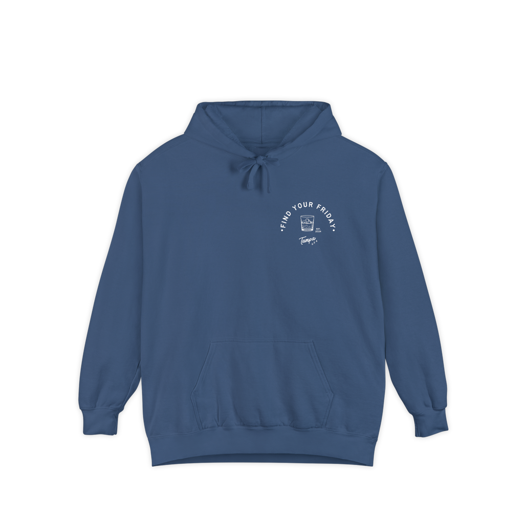 Be Old Fashioned Hoodie Denim - front view