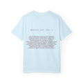 Book Club Tee Chambray - back graphic view