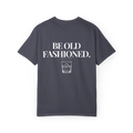 Be Old Fashioned Tee Navy - back graphic view