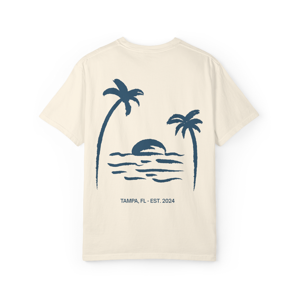 Find Your Friday Tee Ivory - back graphic view