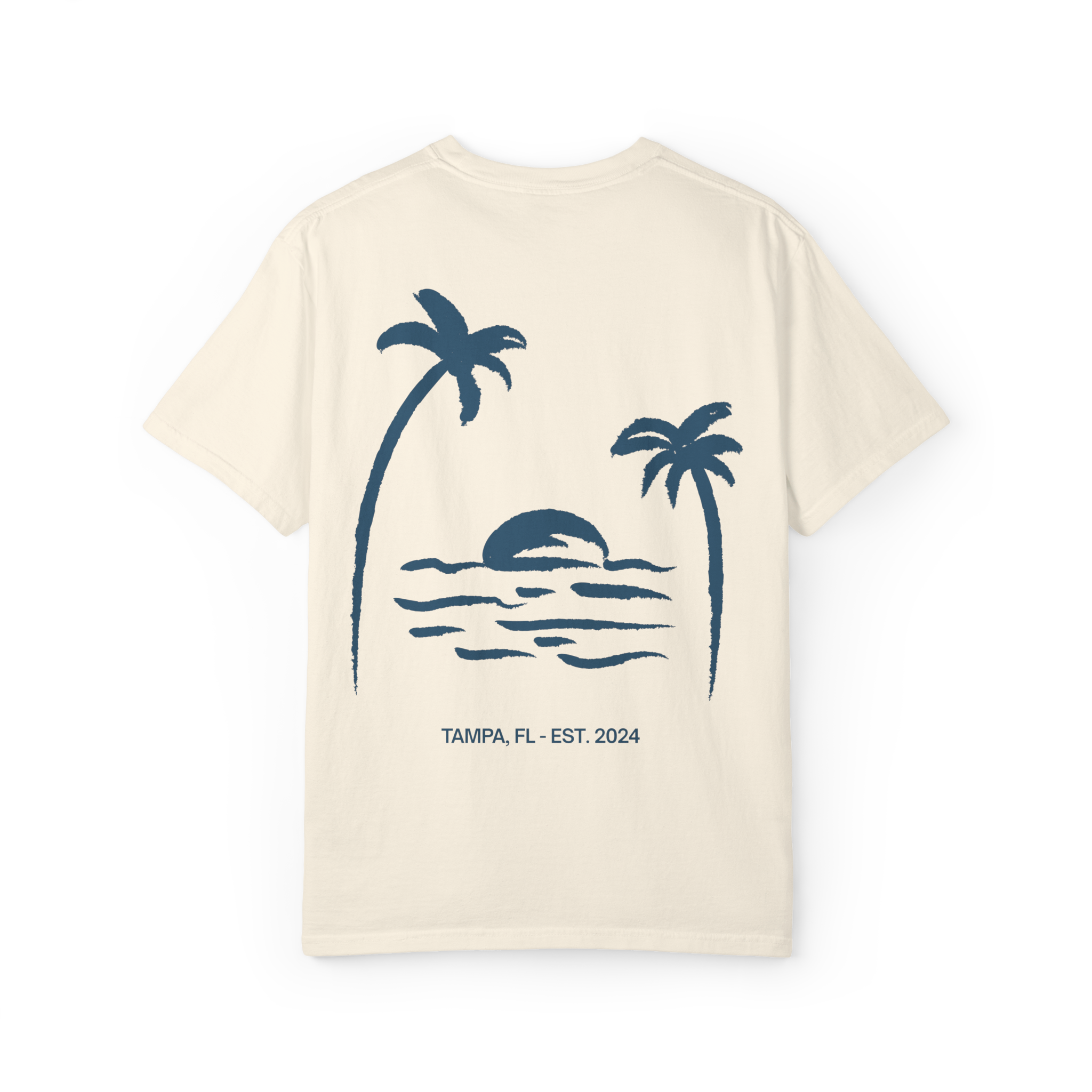 Find Your Friday Tee Ivory - back graphic view