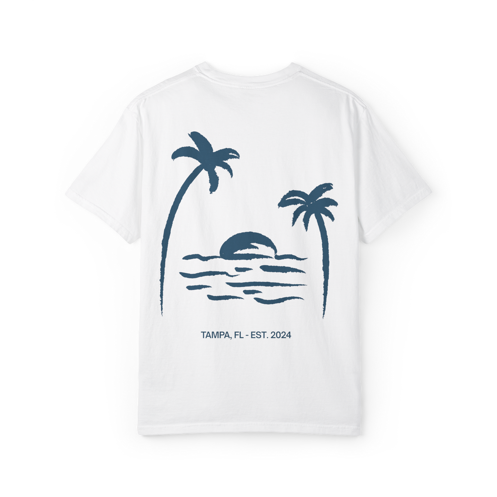 Find Your Friday Tee White - back graphic view