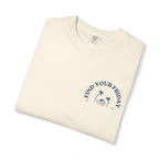 Find Your Friday Tee Ivory - folded front view