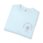 Book Club Tee Chambray - folded front view