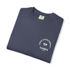 Out Of My Kitchen Tee Denim - folded front view